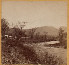 Mt. La Fayette from Franconia, New Hampshire.  Kilburn  Stereoview Photo picture
