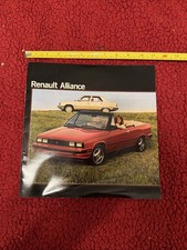 Original 1985 Renault Alliance Sales Brochure L DL Limited Convertible picture