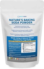 Nature’S Sodium Bicarbonate Organic Use Aluminum Free Baking Soda. No Chemical P picture