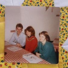 VTG Color Snapshot Photo 1980s Friends Italian Restaurant LaRosa's Cincinnati picture