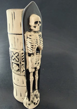 Tiki Farm Mr. Makai Tiki Mug Philippe Tilikete Skeleton Surfer First Ed 2020 picture