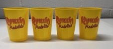VTG 90s Kahlúa Mudslide promotional plastic cups Set Of 4 picture