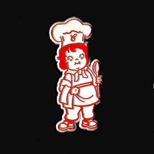 Campbell's Soup Kid Vtg Novelty Magnet Rubber Advertise Fridge '70s picture