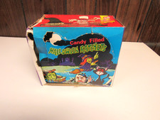 Vintage Halloween Horror Ratchet Noisemaker Candy Container Counter Display Box picture