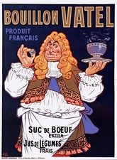 👨‍🍳 Bouillon Vatel Vintage French Advertisement Poster - 24x36” - 1920s Style picture