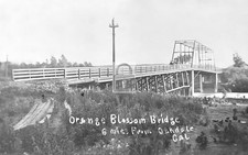 Orange Blossom Bridge Oakdale California CA - Reprint picture