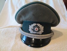 Near Mint Double Erel German Administrative Officer Visor Cap Hat picture