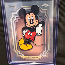 Topps 2024 Topps Chrome  Mickey Mouse #1 Base Set Non-Sport Card picture