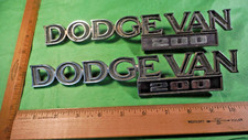CA22  Dodge Van 200 Fender Emblems Vintage 1975-80 #4084780 DODGE VAN 200 B200 picture