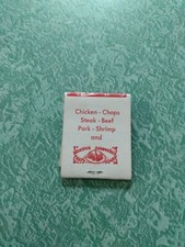 Vintage Matchbook Ephemera Collectible A21 Tonidale Oakdale Pennsylvania restaur picture