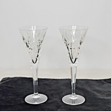 Pair Of Waterford America’s Heritage Lincoln Toasting Fluted Champagne Glasses picture