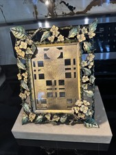 RARE 11” X 8.5” LIMITED EDITION 32/450 JAY STRONGWATER CRYSTAL ENAMEL FRAME~MINT picture