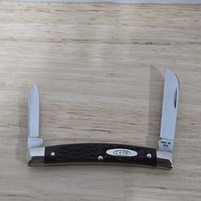 VINTAGE CASE XX 62042 USA 6-DOT 1974 RED BONE PEN KNIFE  BEAUTIFUL picture