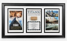 “Titanic” (1997) Screen-Used Decking Film Prop | Framed Display | 15x8 | w/ COA picture