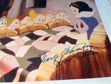 Walt Disney SNOW WHITE & the 7 Dwarfs MARGE CHAMPION Hand Signed Cel Framed COA picture