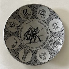 CATHRINEHOLM Gneis Aluminum Series Scandinavian 7.5” Plate - RENA picture