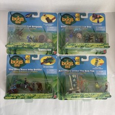 Lot Of 4 vintage Bug’s Life Mini Playsets Mattel: Ant Brigade, Ants Race, Bird  picture