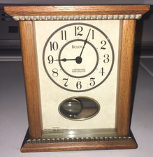 Bulova Westminster Whittington wood mantel clock needs help picture
