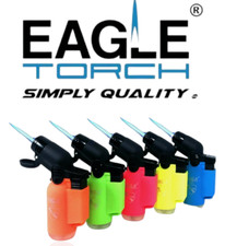 Eagle Torch 45 Degree Jet Flame Refillable Torch Lighter (Neon Colors) - 5 Pack picture