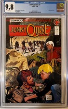 Jonny Quest #7 Wraparound Cover Comico 1986 CGC 9.8 picture