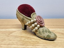 Miniature Figurine - Vintage Style Shoe Pincushion picture