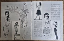 1962 Women's Girdle Bra Slip Tights Peter Pan Olga Venus  Movie Star Vintage Ad  picture