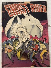 Ghost Rider #4 (M.E. Comics 1951) Frank Frazetta Cover Complete Rare Low Grade picture