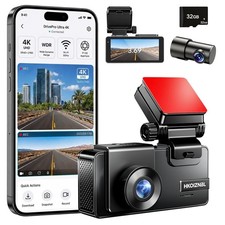 NEW 4K + 2.5K Dashcam Front and Rear 5GHz WiFi 20MB 3.69 LCD Loop Recording Mode picture