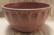 Vintage Boonton 2 Qt Mixing Bowl Melmac Thumbprint Pink Spongeware 511A-2Q Retro picture