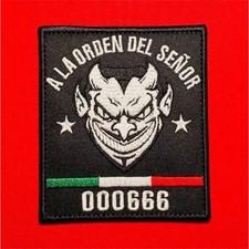 “A La Orden Del Señor” 000666 CDN Noreste Devil Patch- (4×3.5”) picture