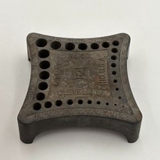 Vintage Cleveland C.T.D. Co No 50 Twist Drill Bit Holder Index - Ohio USA picture