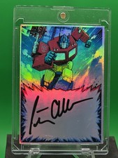 PETER CULLEN OPTIMUS PRIME RUN FACSIMILE AUTOGRAPH CUSTOM HOLO WARROOM KUSTOMZ picture