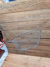 Vintage Wire Egg Basket — Collapsible Metal Gathering Basket picture