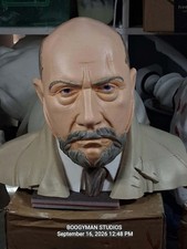 Halloween doctor Loomis bust custom hand painted and detailed picture