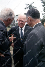 President Dwight Eisenhower Politics Candid Shot 1962 Original 35mm Photo Slide picture
