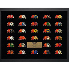 1986 McDonald’s NFL Pin Set Framed Display Limited Proof Set #846 picture