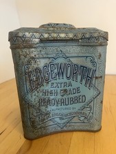 Edgeworth Vintage Extra High Grade Ready-Rubbed Tobacco Tin Blue Larus & Bro Co picture
