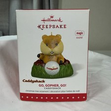 Hallmark 2015 Caddyshack Go Gopher Go Magic Sound Ornament QXI2137 picture