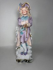 Antique German Painted Bisque Porcelain Victorian Figurine #7936 picture