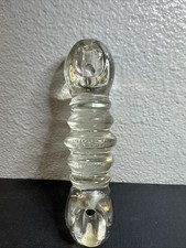 Large Pyrex 7 1/4”radio Insulator “Dog Bone”Rare Find Small Chip On Eye Loop picture