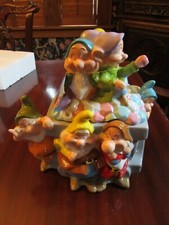 NIB rare Westland seven dwarfs cookie jar. 1990's picture