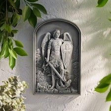 St. Michael Garden Plaque, 12.25