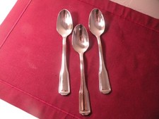 Set Of 3 Teaspoons Hampton Silversmiths Americana Classic Stainless 6 5/8