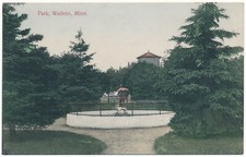 Fountain in the Park, Wadena, Minnesota ca.1910 picture