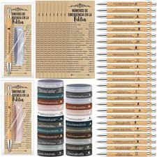 75 Pcs Christian Gifts Bulk: Pen, Wristband, Bookmark for Church/School picture