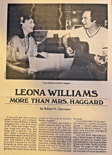 1983 Country Musician Leona Williams Mrs. Merle Haggard picture