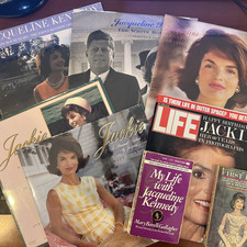Jacqueline Kennedy Tribut Lot - Calendars (5)  + Magazine + Paperbacks (2) picture