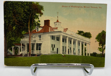 Vtg c1930's-1940's Home Of George Washington Mount Vernon, Va RPPC Postcard picture