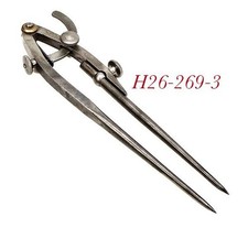 nice shape PEXTO ADJ ARM 8 inch machinist CALIPER DIVIDER tools picture