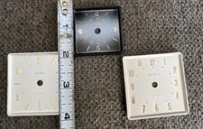 3 Antique Seth Thomas Mantel Clock Alarm Dial Face Germany picture